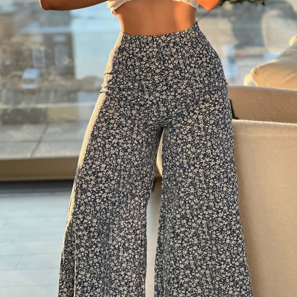 Floral Flare Pants